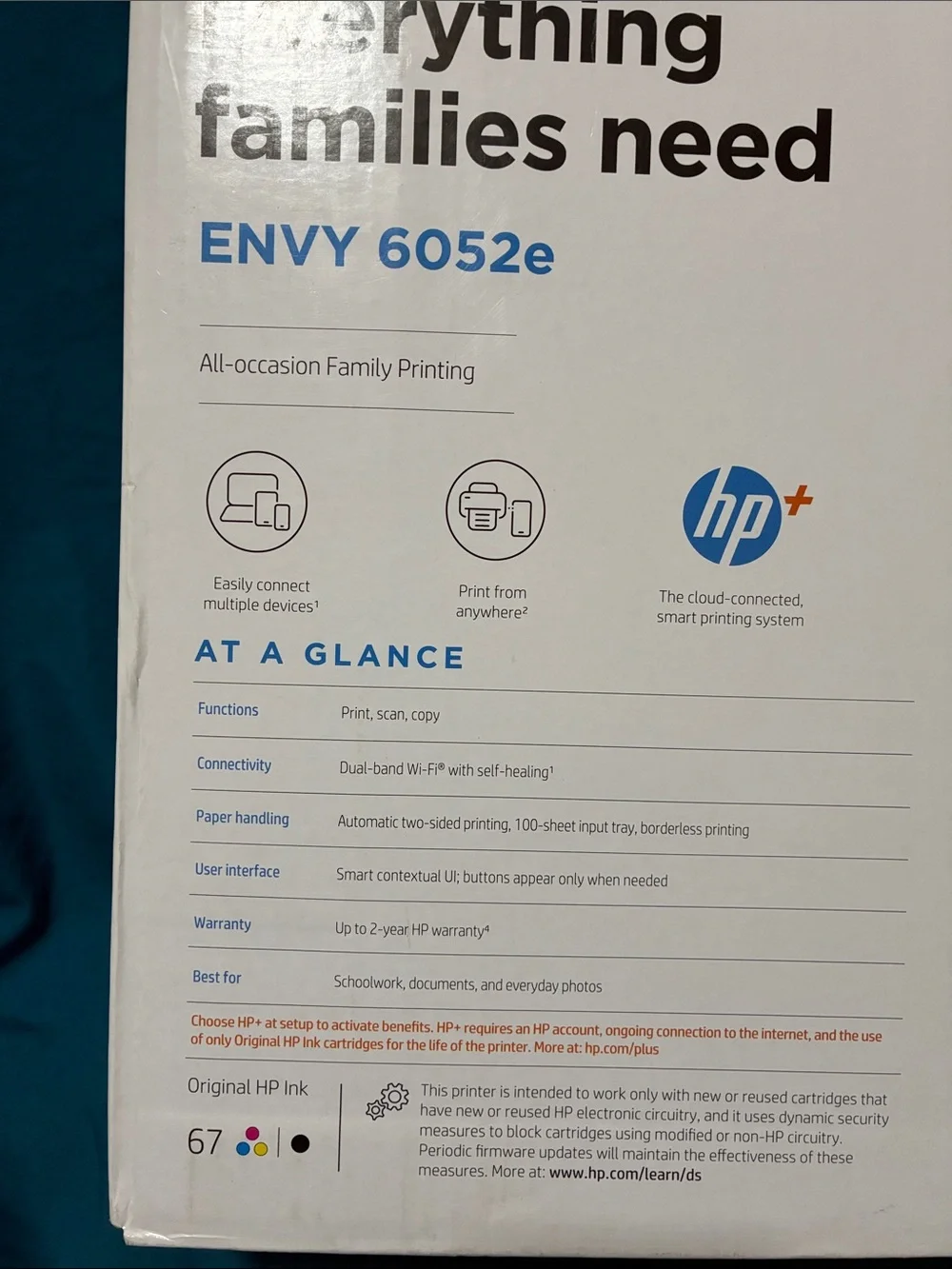 HP envy 6052e
